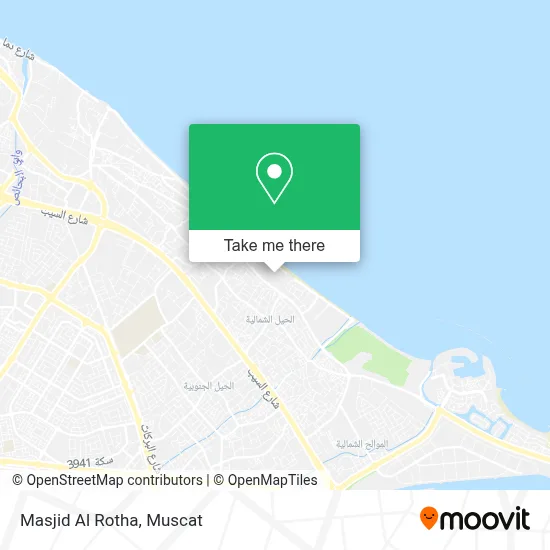 Masjid Al Rotha map