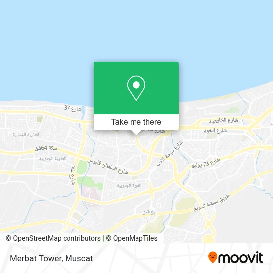 Merbat Tower map