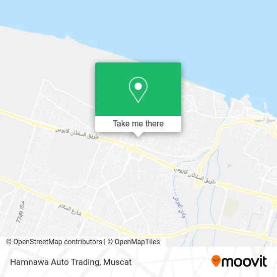 Hamnawa Auto Trading map