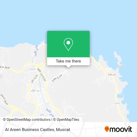 Al Areen Business Castles map