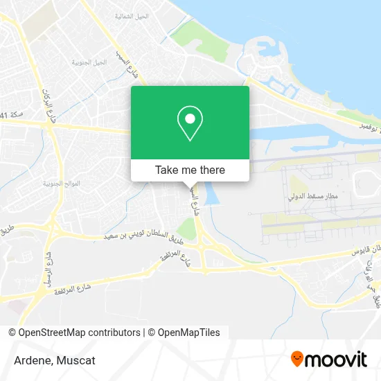 Ardene map
