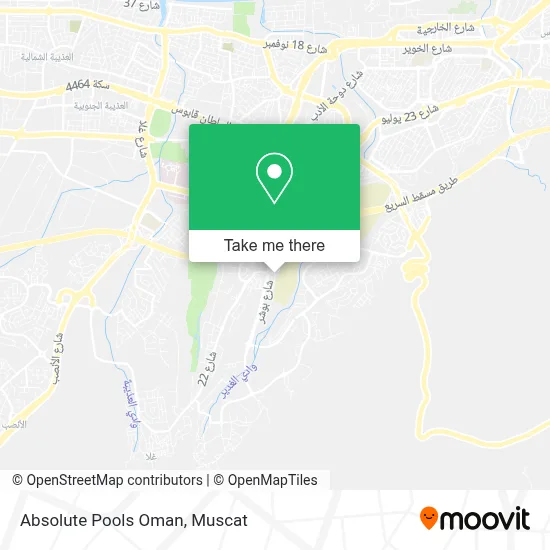 Absolute Pools Oman map