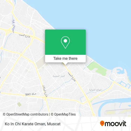Ko In Chi Karate Oman map