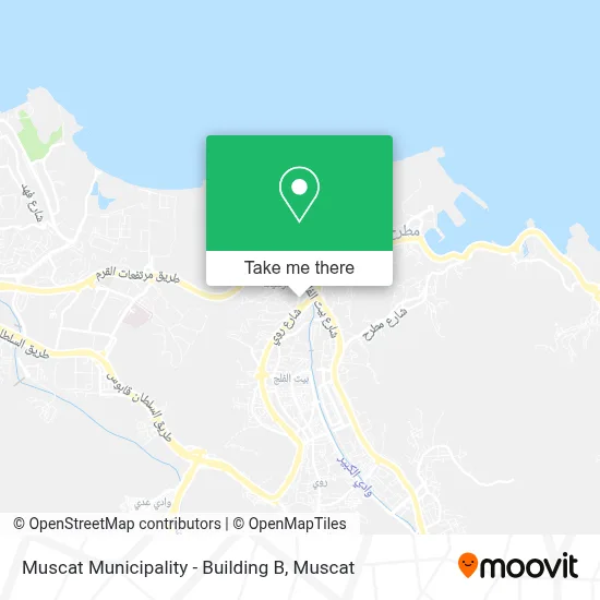 Muscat Municipality - Building B map