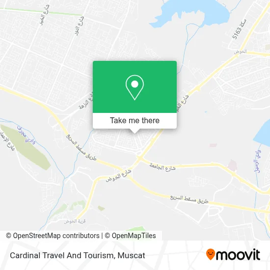 Cardinal Travel And Tourism map