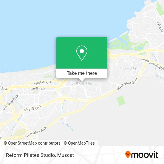Reform Pilates Studio map