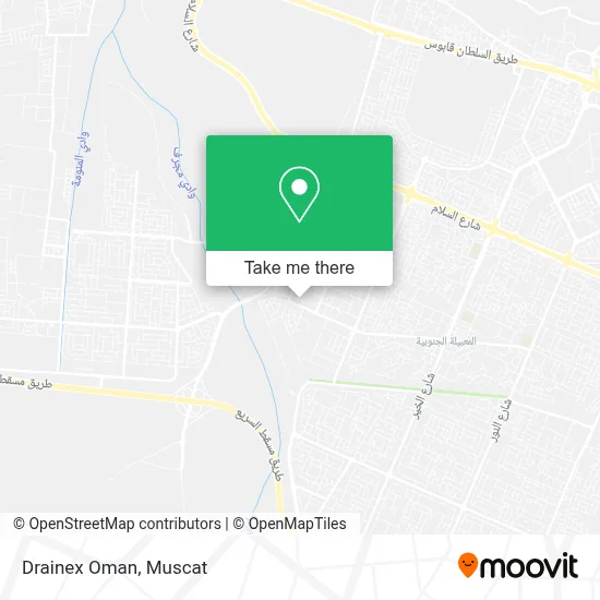 Drainex Oman map