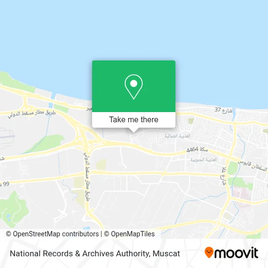 National Records & Archives Authority map