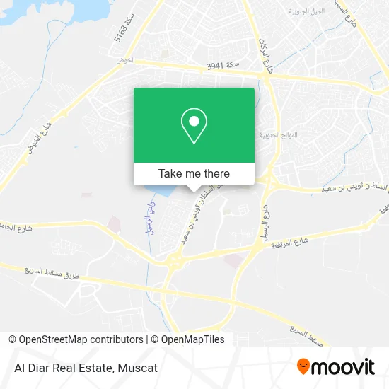 Al Diar Real Estate map