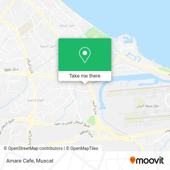 Amare Cafe map