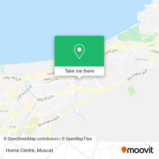 Home Centre map
