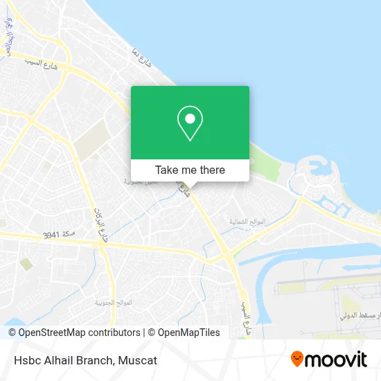Hsbc Alhail Branch map