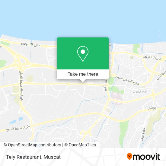 Tely Restaurant map