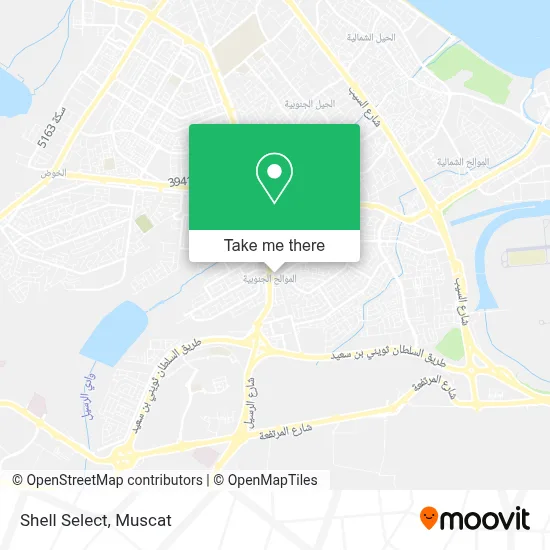 Shell Select map