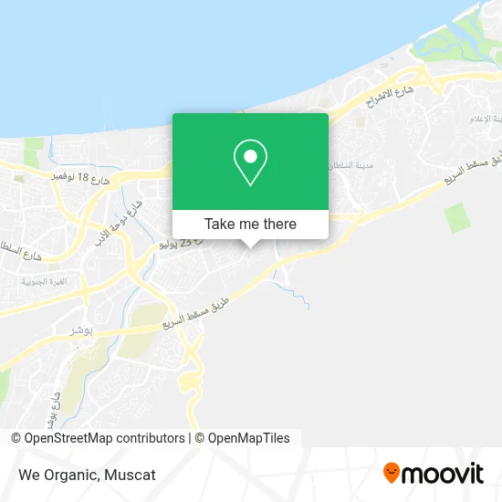 We Organic map