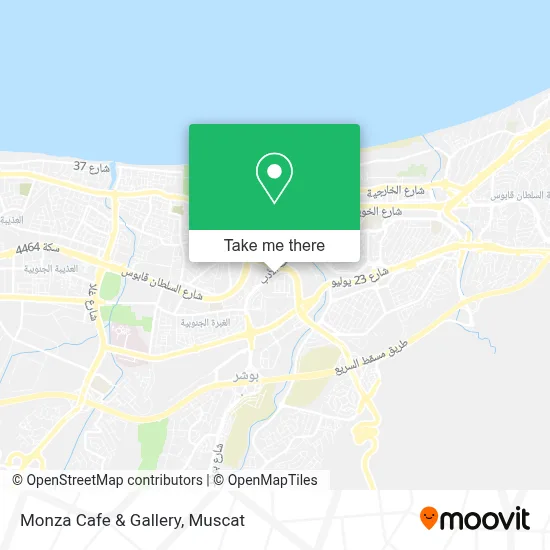 Monza Cafe & Gallery map