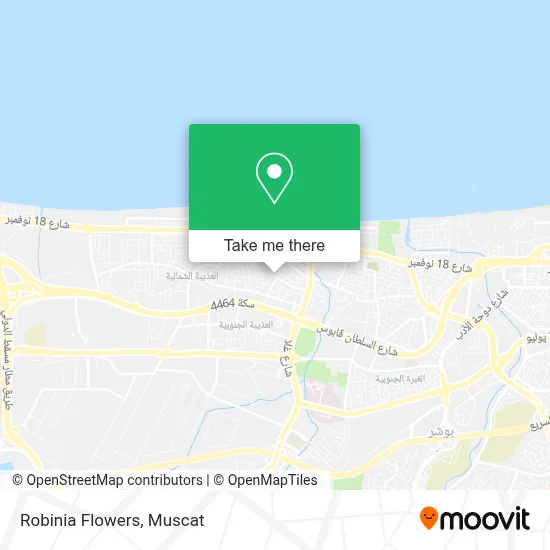 Robinia Flowers map