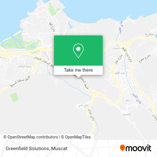 Greenfield Solutions map
