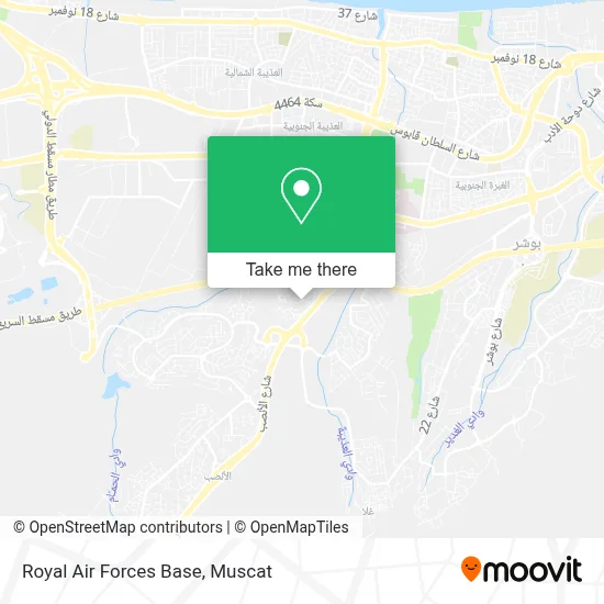 Royal Air Forces Base map