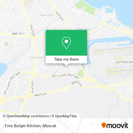 Fms Burger Kitchen map