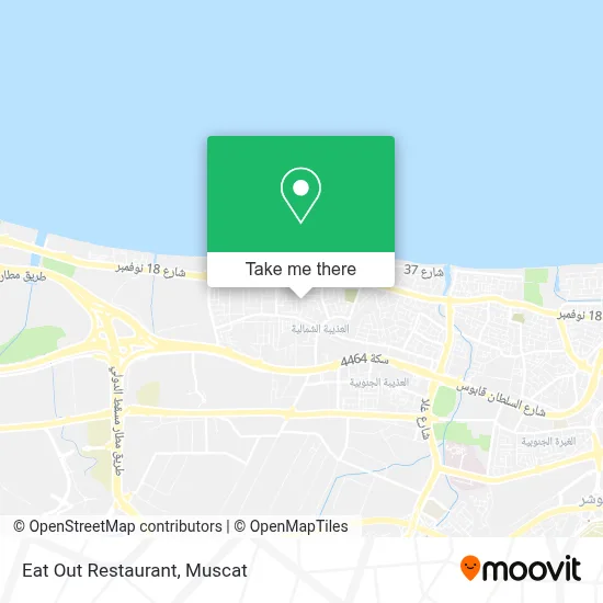 Eat Out Restaurant map