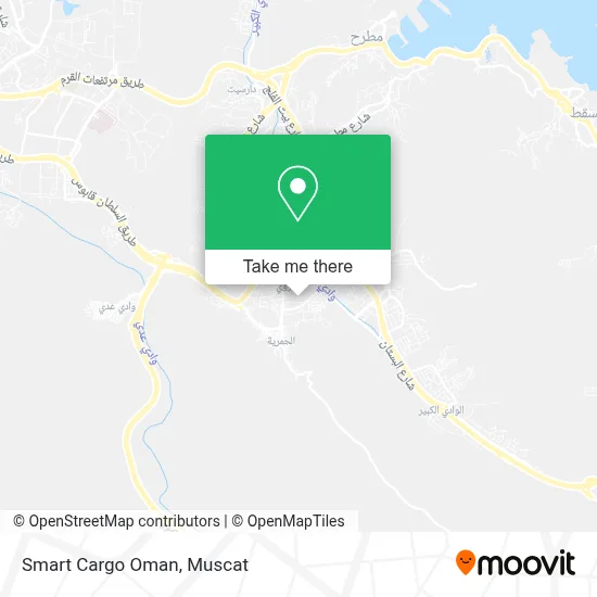Smart Cargo Oman map