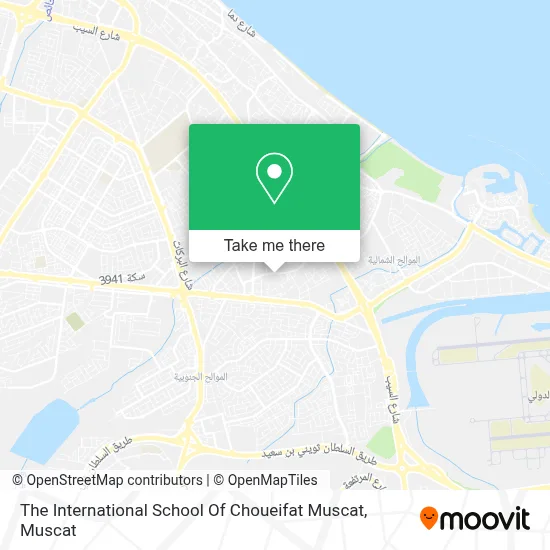 The International School Of Choueifat Muscat map