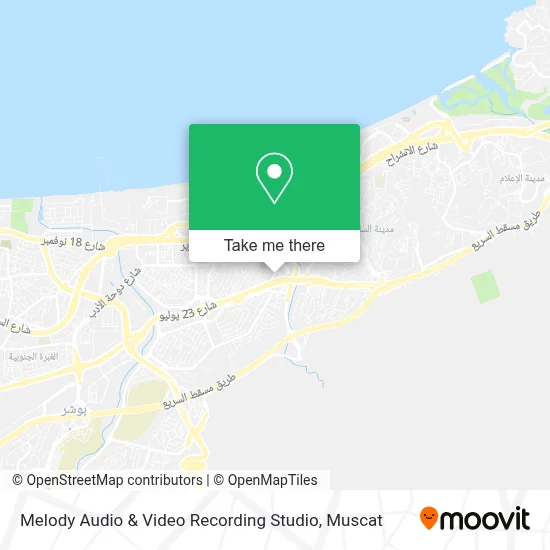 Melody Audio & Video Recording Studio map