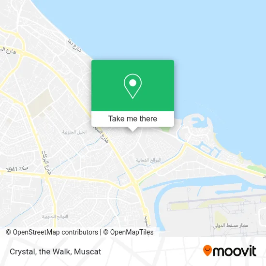 Crystal, the Walk map