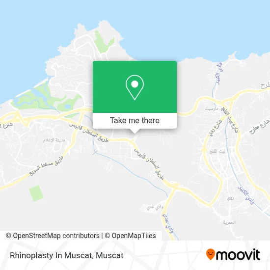 Rhinoplasty In Muscat map