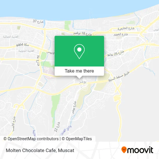 Molten Chocolate Cafe map