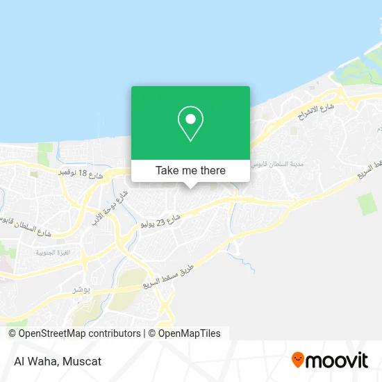 Al Waha map