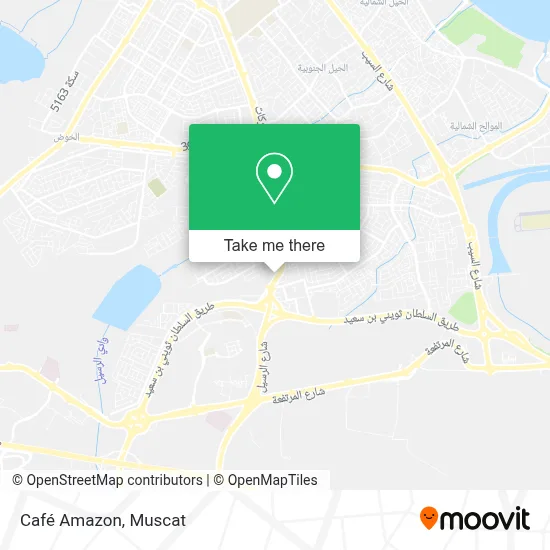 Café Amazon map