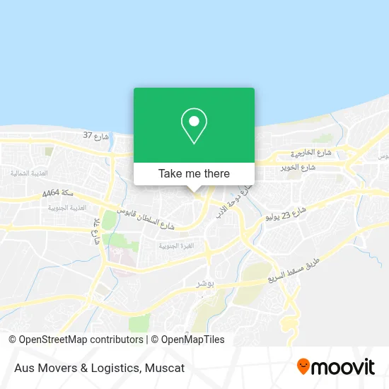 Aus Movers & Logistics map