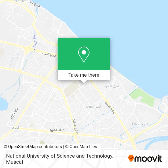 National University of Science and Technology map