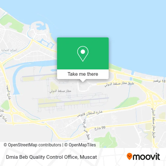 Dmia Beb Quality Control Office map