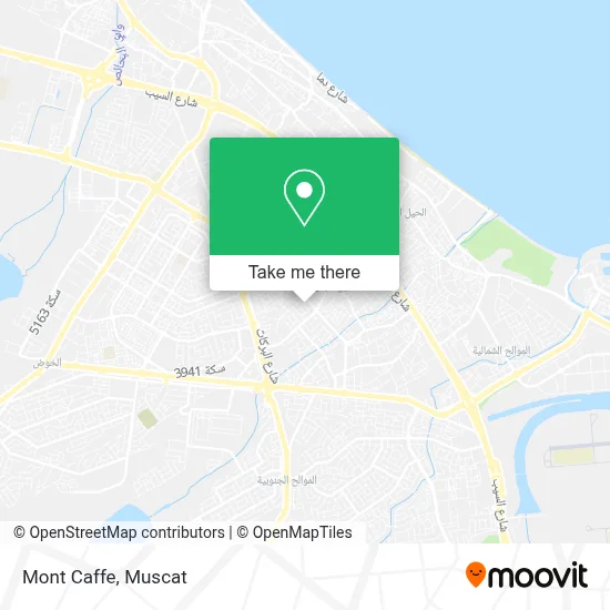 Mont Caffe map