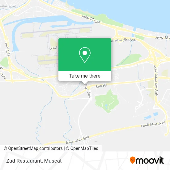 Zad Restaurant map