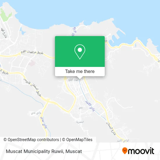 Muscat Municipality Ruwii map