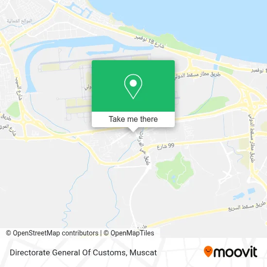 Directorate General Of Customs map