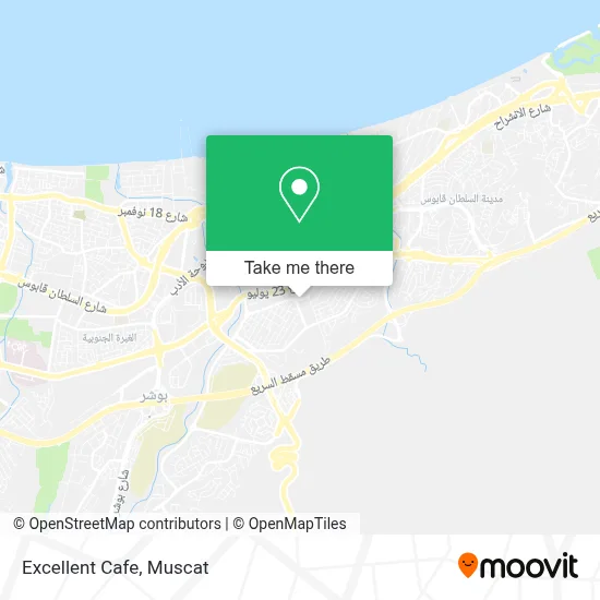 Excellent Cafe map