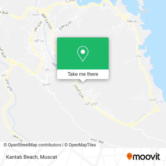 Kantab Beach map