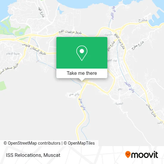 ISS Relocations map