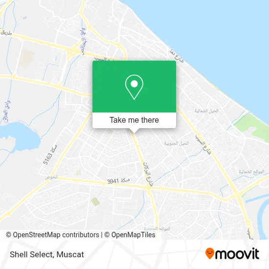 Shell Select map