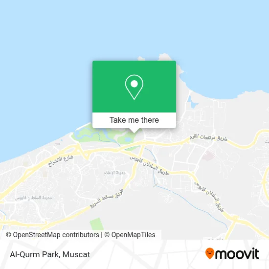 Al-Qurm Park map