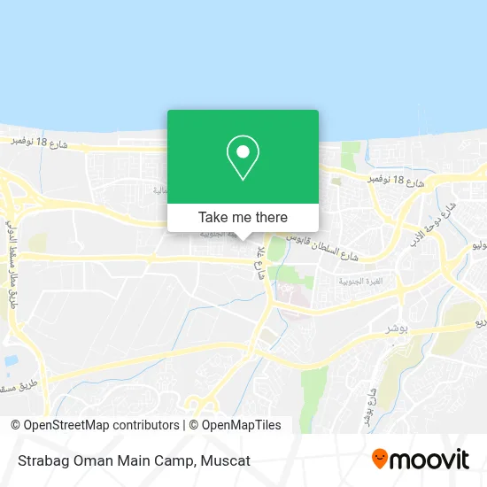 Strabag Oman Main Camp map