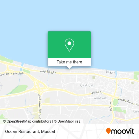 Ocean Restaurant map