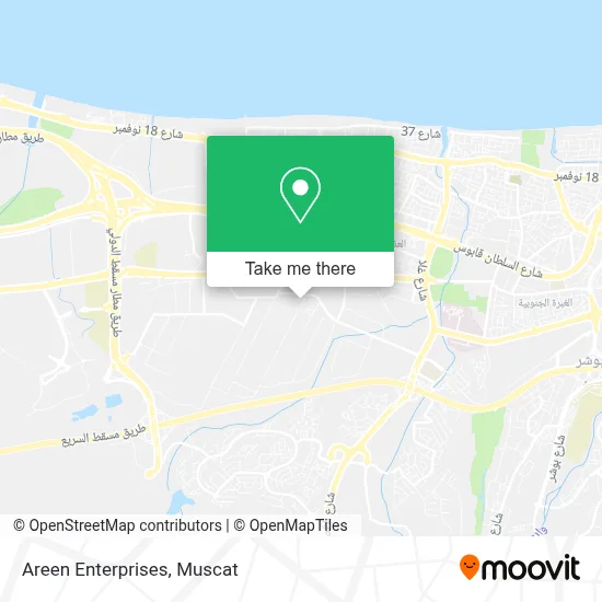 Areen Enterprises map