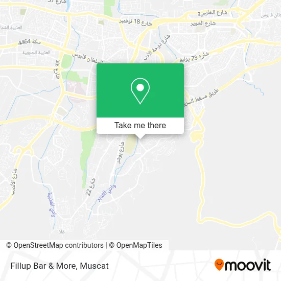 Fillup Bar & More map