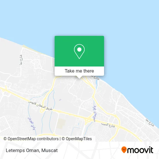 Letemps Oman map